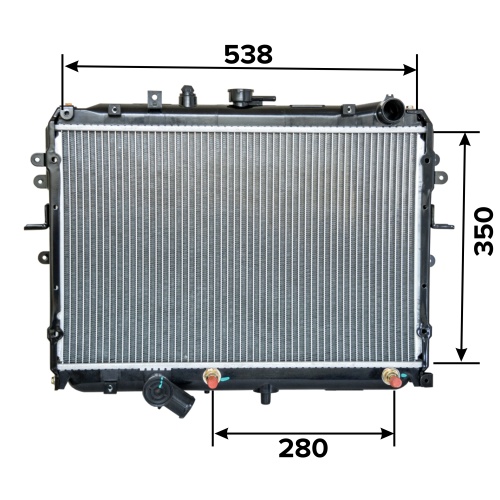Радиатор MAZDA BONGO 02~ MA-0110-26-AT-K (GSP)