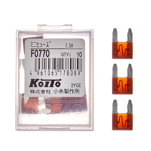 Предохранитель мини 7.5A F0770 (Koito) Япония